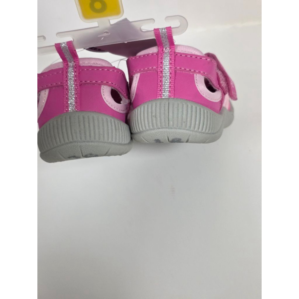 Girls' OshKosh B'gosh Pink & Grey Toddler 8 Sandals‎ - Picture 7 of 9